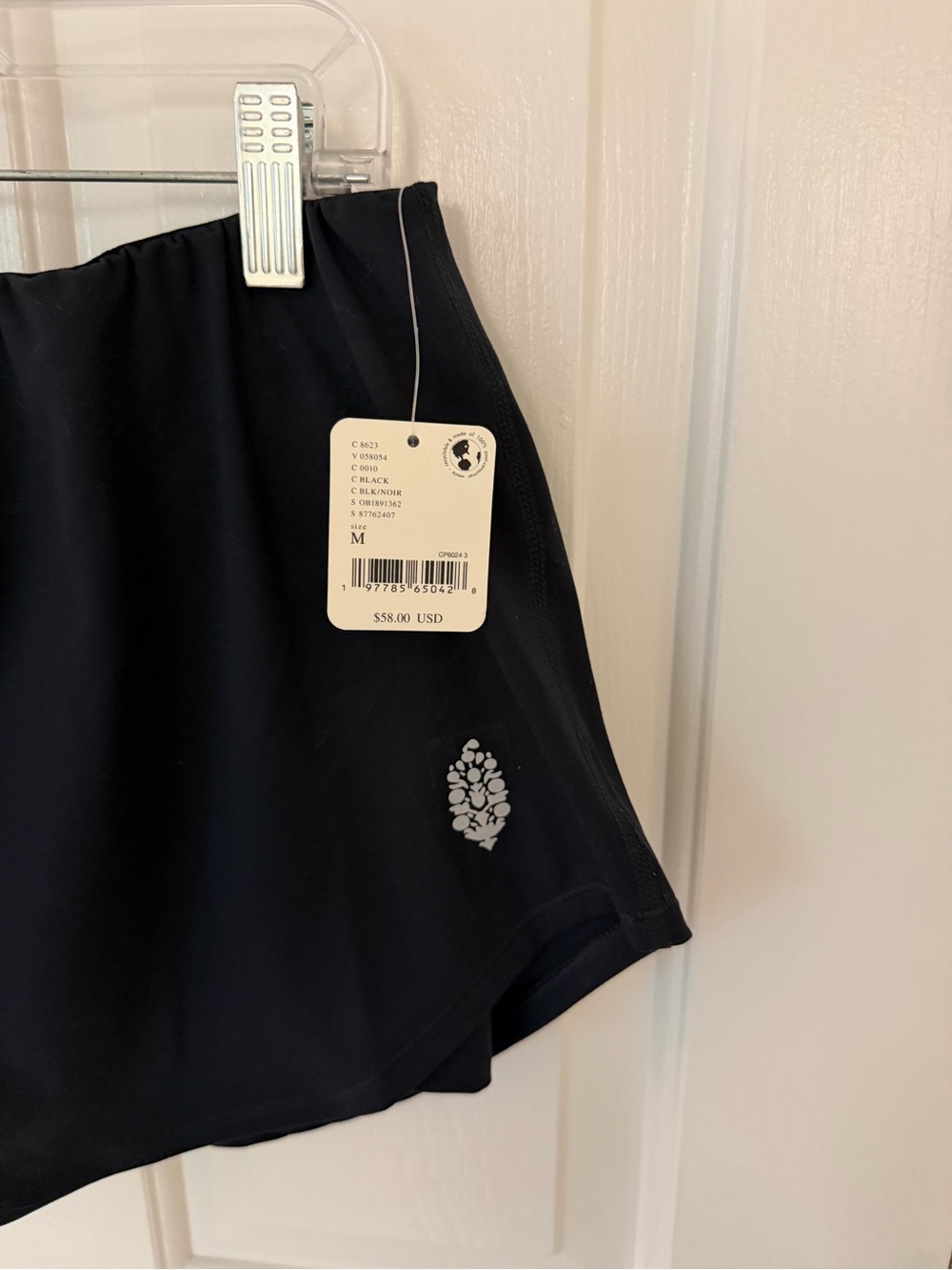 Free People Movement All Around Micro Skort in Black - Picture 4 of 5